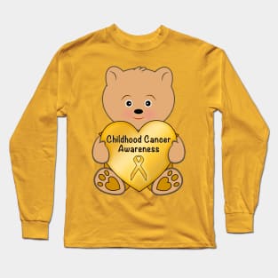 Childhood Cancer Teddy of Hope Long Sleeve T-Shirt